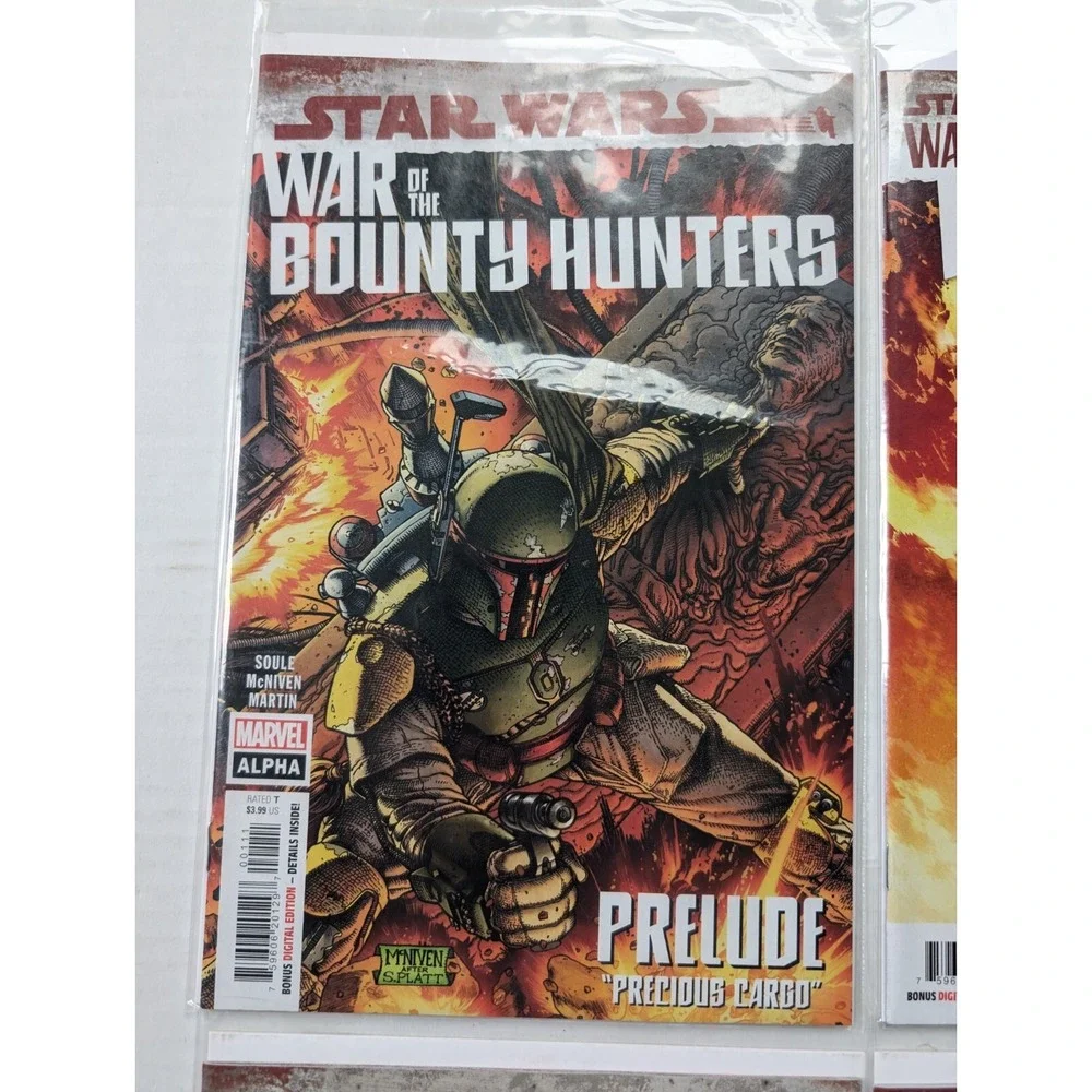 Star Wars War of the Bounty Hunters Issue #1 Variants‎ & Alpha Lot of 6 Marvel